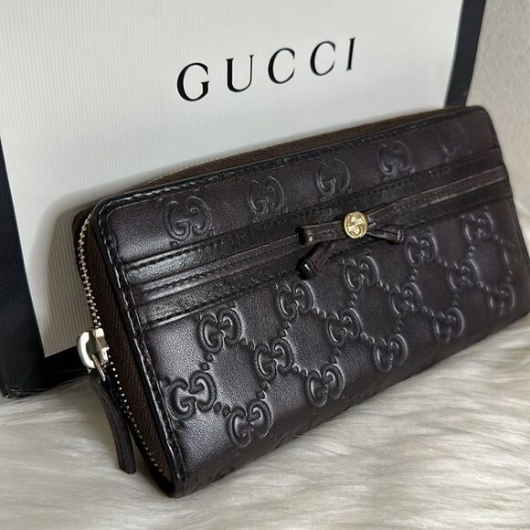 💯Authentic Guccissima Zipped Around Long Wallet 🍀 - Picture 10 of 17